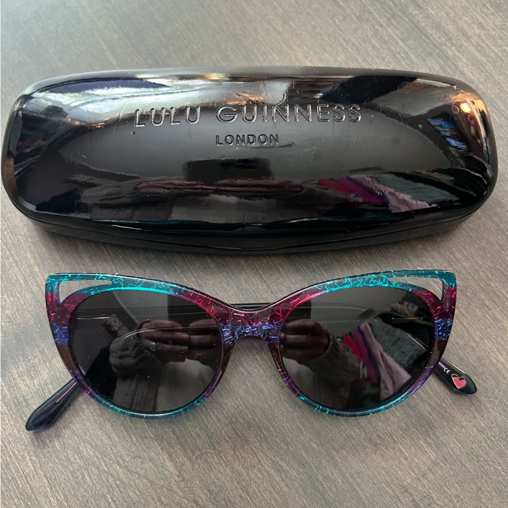 Lulu Guinness Multicolor Sunglasses Girls Cat eye Polarized